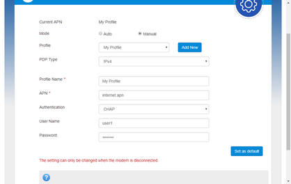 Click Set as default.