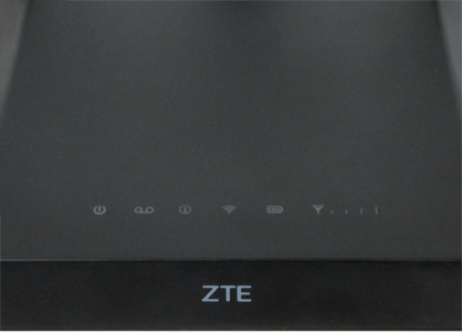 The ZTE MF288 will show when the devices are connected.