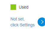 Scroll to and click Not set, click Settings.