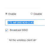 To change the Wi-Fi network name: delete the current Network Name (SSID).