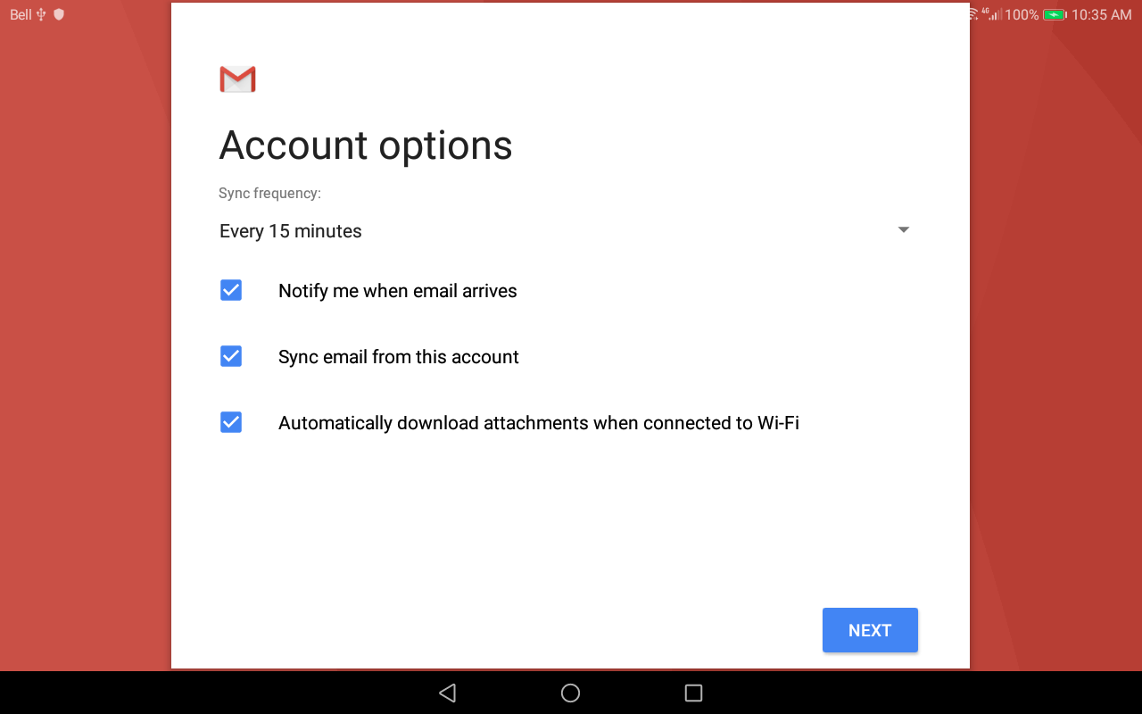 How To Set Up Bell Email On My Huawei Tablet