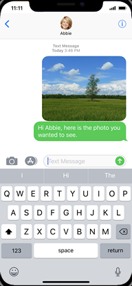 send text from iphone to mac