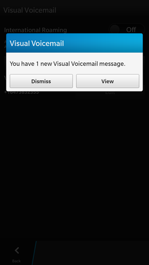 New Voicemail Notification
