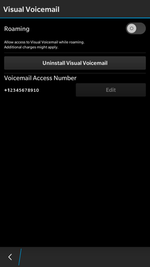 Switching from BlackBerry Visual Voicemail