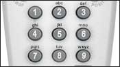 Numbered buttons