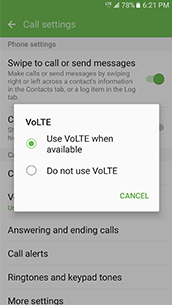 Enable or disable Voice and Video